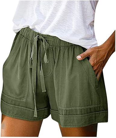 drawstring shorts ladies