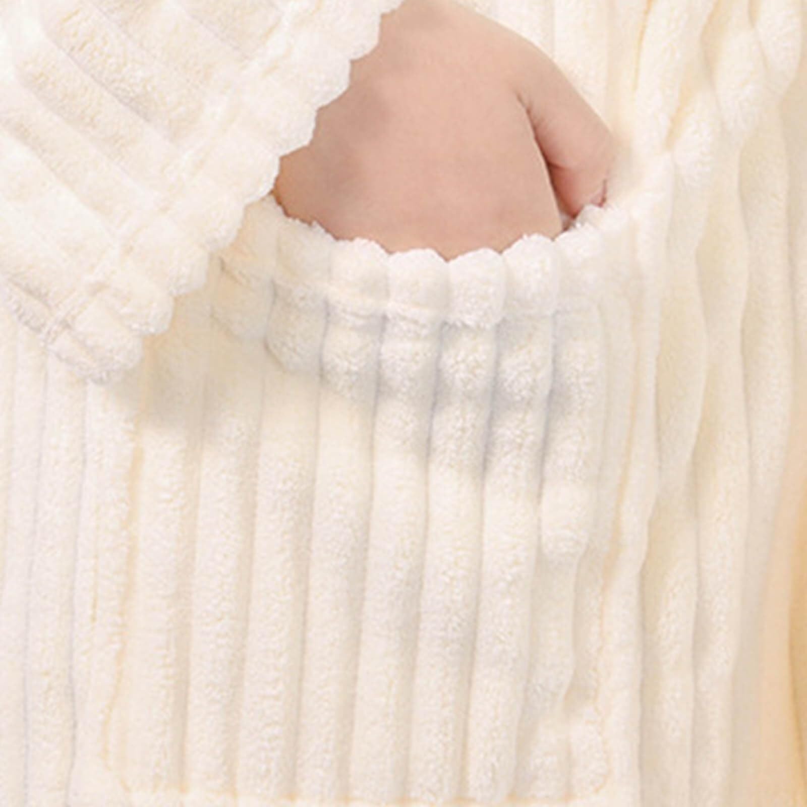 Accappatoi con cappuccio fuzzy for donna Accappatoi in morbido pile caldo