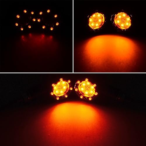 Miniatura 7 de 4 luces de freno de freno de señal de giro trasera universal LED de 12 V