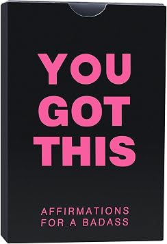 Inspirational Gifts for Women Funny Small Birthday Gifts for Women Best Friend Sister Daughter Bestie BFF Coworker Woman Friends Female Unique Badass Daily Affirmation Cards for Women YOU GOT THIS