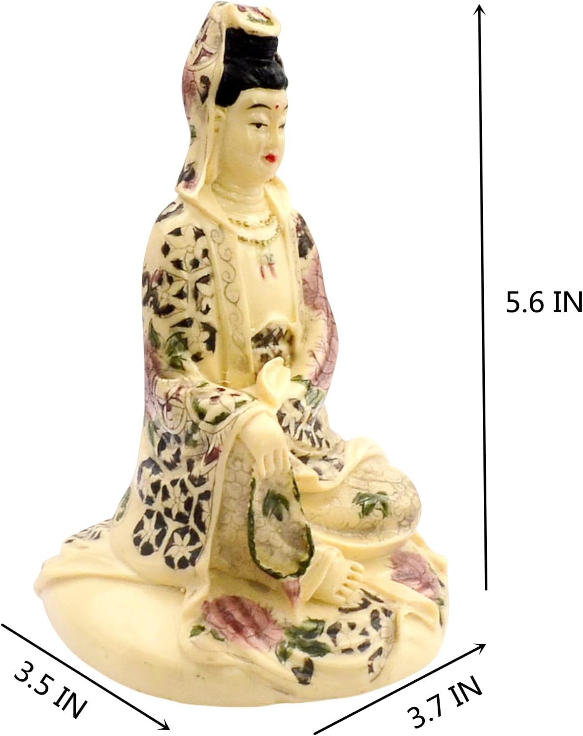 Feng Shui Chinese Guanyin Resin Statue New Home Decoration