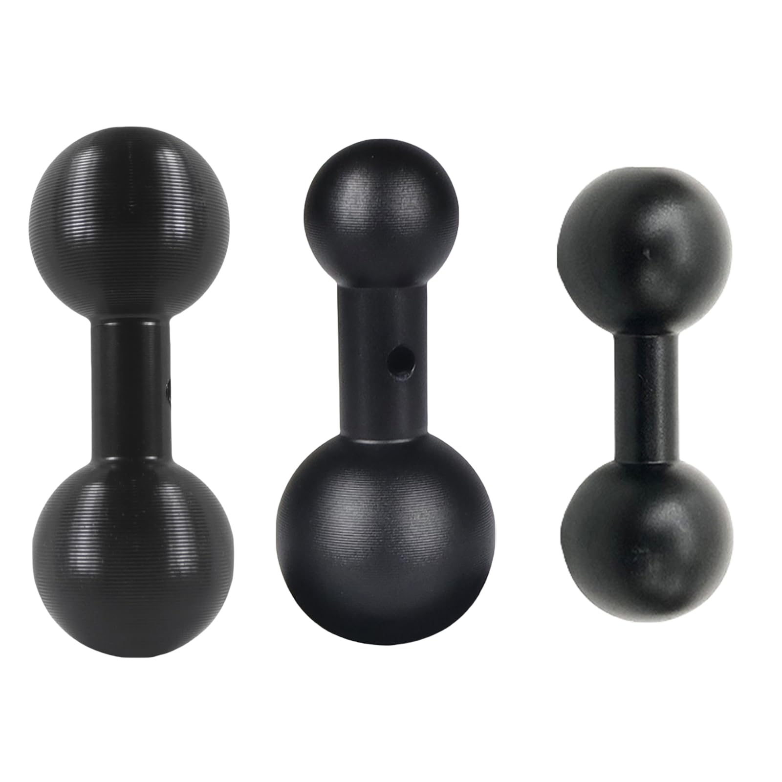 Presa Doppia Testa Adattatore Base in Alluminio 360 Rotazione Regolabile Installazione Semplice Per Moto Supporti Bici Supporto Radio Bici Installazione Rapida