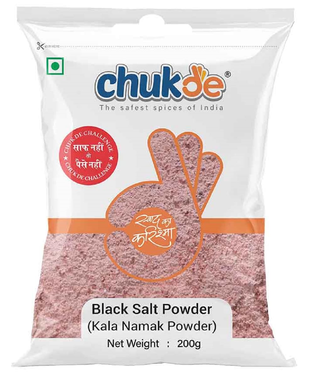 Chukde - Kala Namak (7.05 OZ) (Pack Of 3) - Black Salt Powder - Non-Iodized - Natural Mineral Rich, Gourmet Seasoning for Cooking and Baking - Flavor Enhancer for Recipes - 200 Gm (Pack Of 3) (B0CBVKJRJ8) Amazon Price History, Amazon Price Tracker
