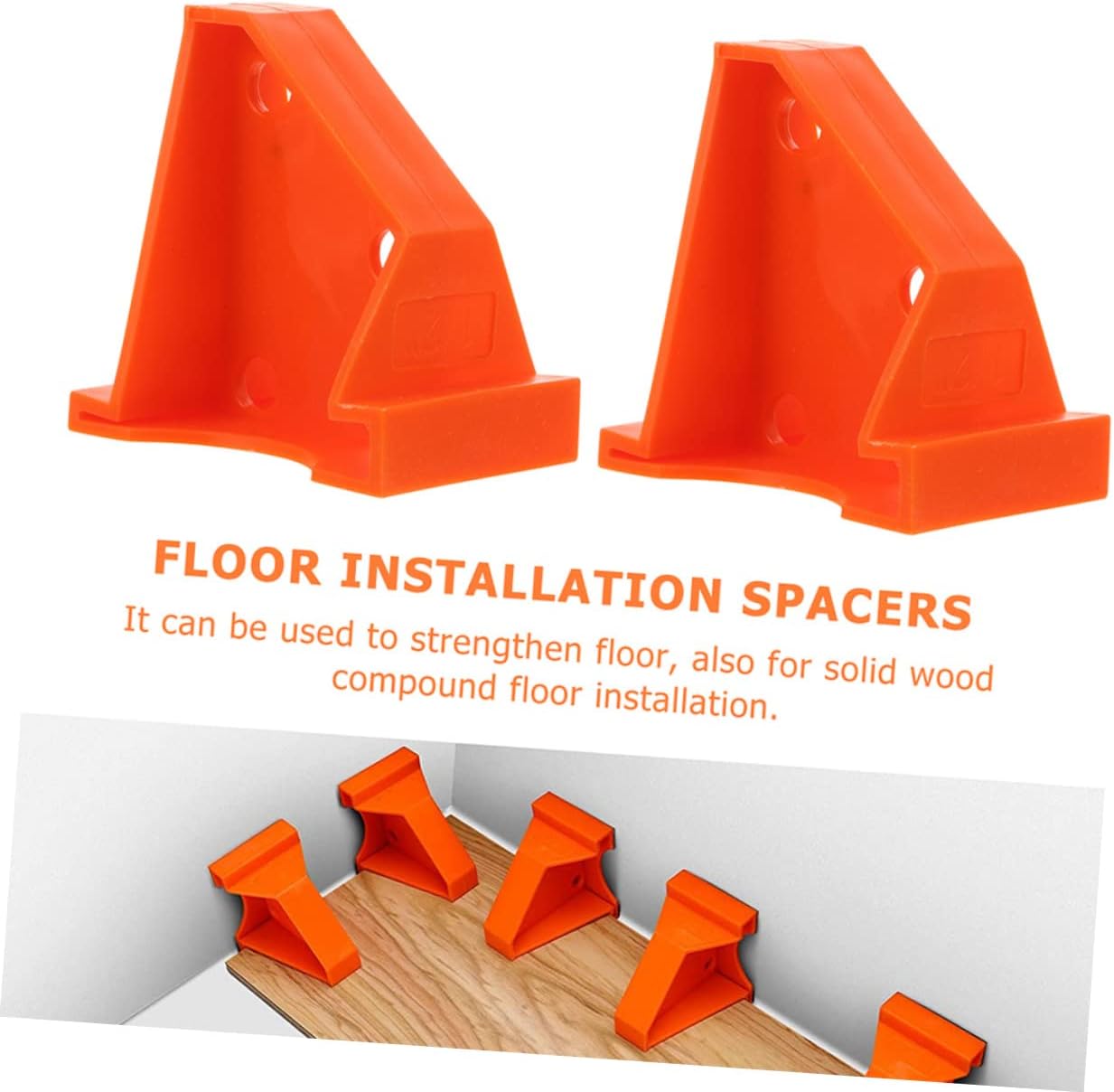 POPETPOP 30pcs Hardwood Floor Installation Spacers Adjustable Flooring Tools Flooring Wedges for Vinyl Plank Installation Compatible