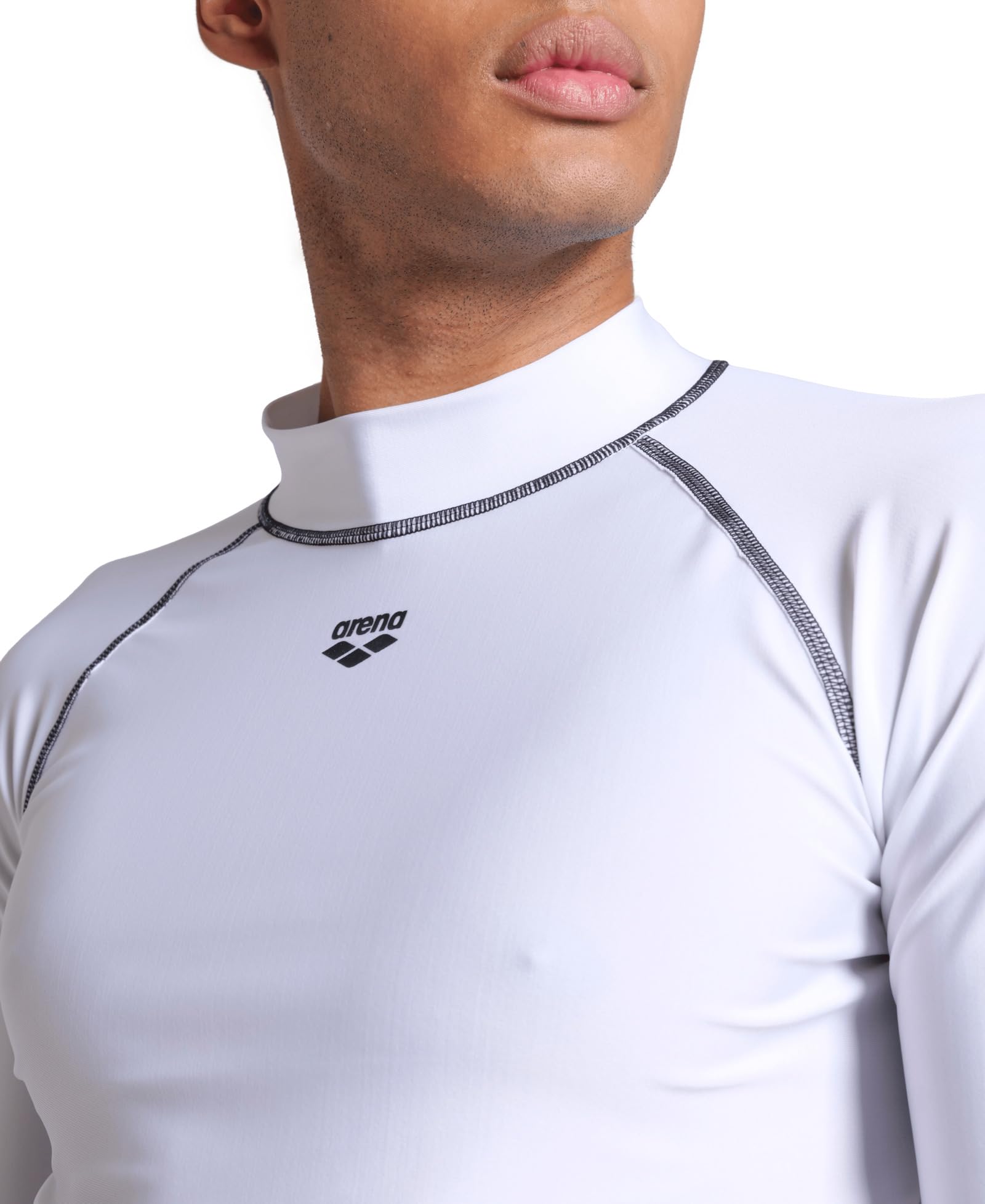 Arena Men's Arena Rash Vest L/S Graphic Top Hombre (Pack de 1)