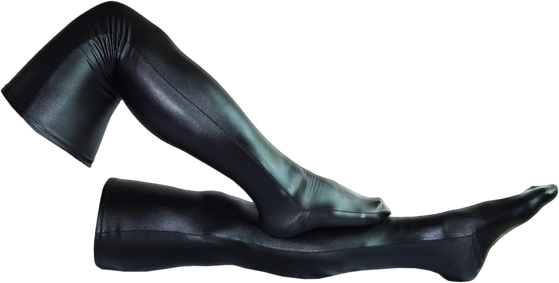 Unisex Shiny Metallic Spandex Skintight Stocking