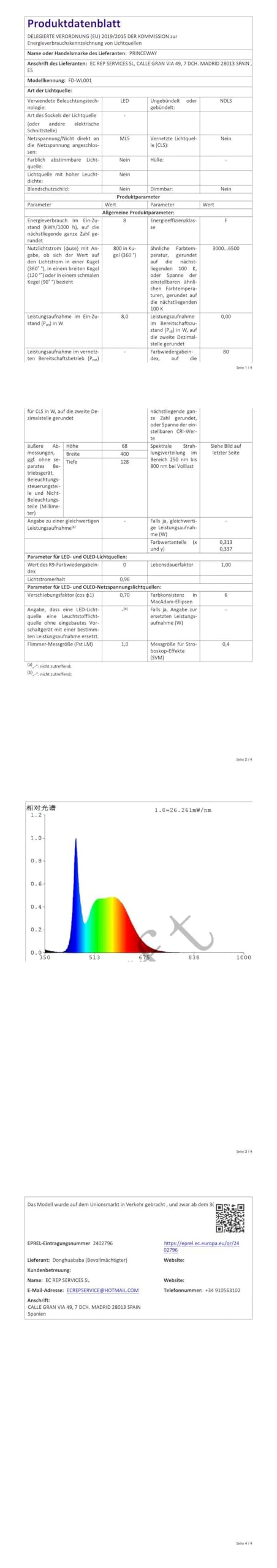 LED Spiegelleuchte Badezimmer, 8W 800Lm Wandlampe Innen über Spiegel Bad Spiegelschrank, 40CM Breit Spiegellampe, 230V, 3 Lichtfarben Modi, Nicht Dimmbar, Silber Chrom, Kein Schalter