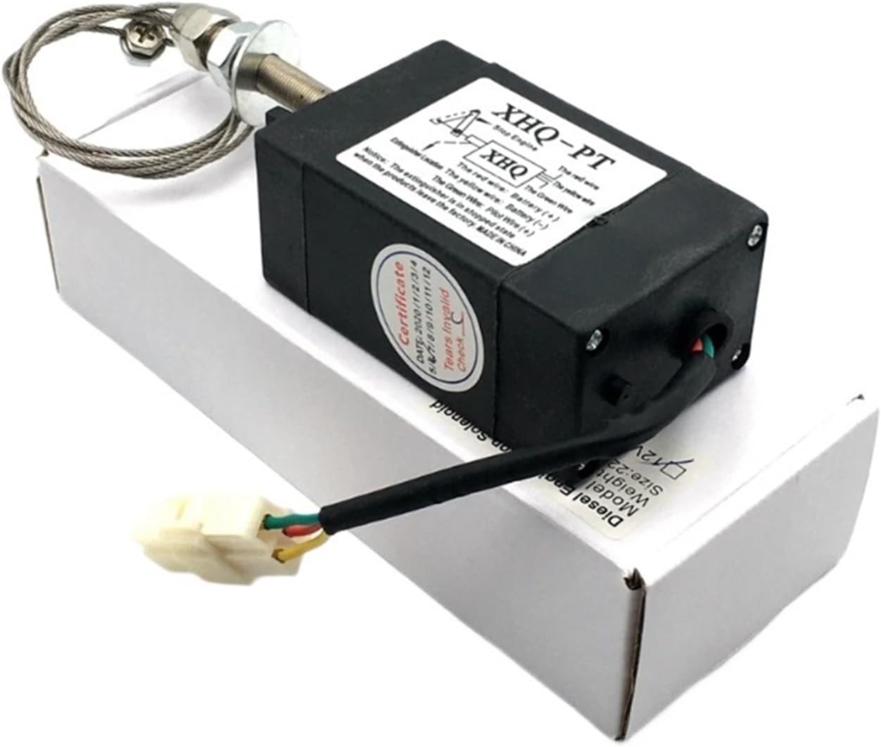 1pc XHQ-PT 12V 24V Diesel Engine Electronic flameout Control(XHQ-PT 12V)