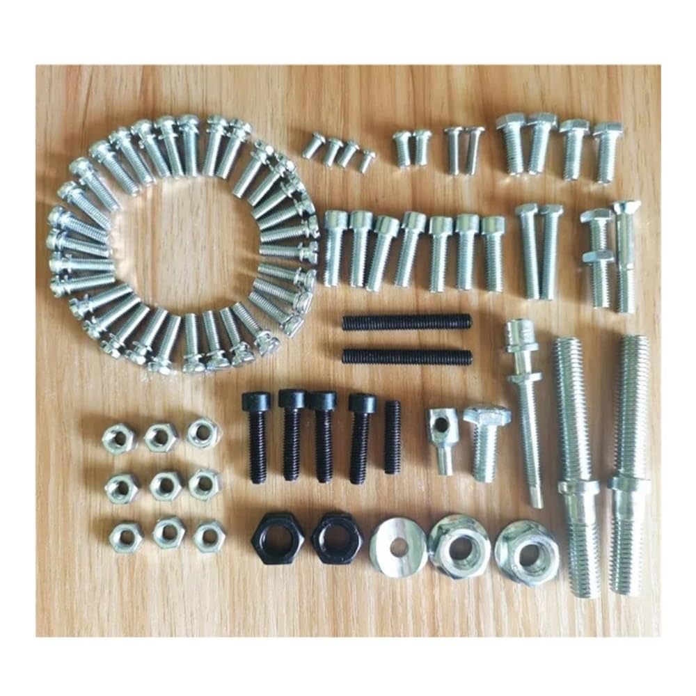 Juego completo de tornillos aptos for motosierra 070 MS070, piezas de herramientas de instalación y reparación de pernos completos