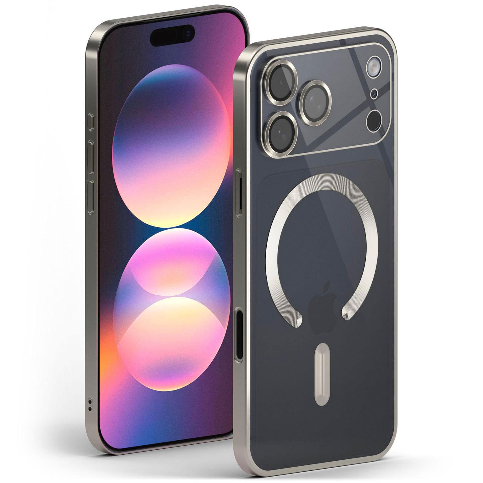 Coque iPhone 17 Pro ONEFLOW Aura silicone haute qualité finition titane - 8