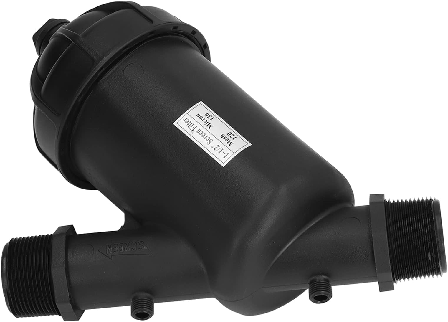 Drip Filter 120 Mesh G1-1/2 Male Thread Disc Filter for Gardening, Agriculture, Greenhouse Irrigation