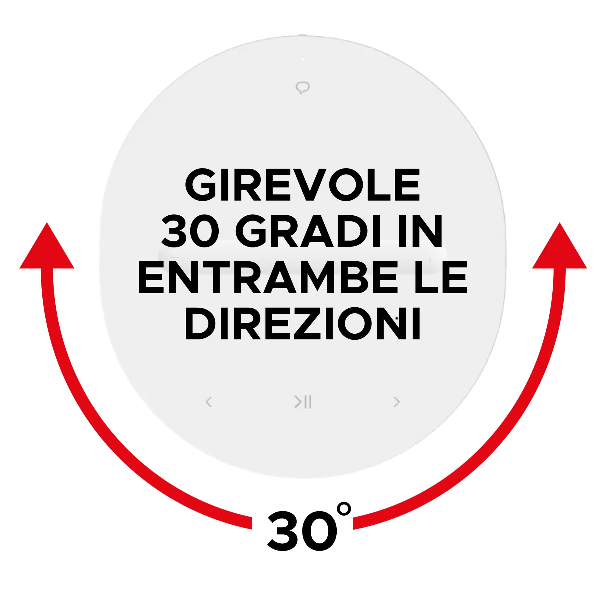 Supporto Angolare da Parete ERA 100 Profilo Basso Bianco Singolo Compatibile con Sonos ERA100 & ERA 100 SL