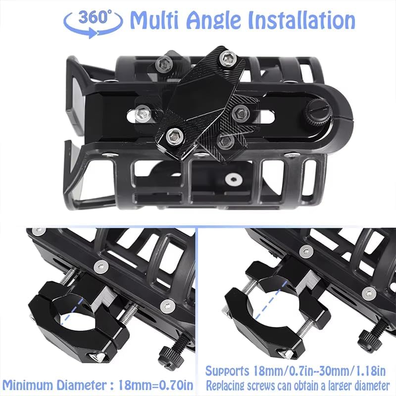 Portaborraccia Manubrio 360 per Honda TRX 90X
