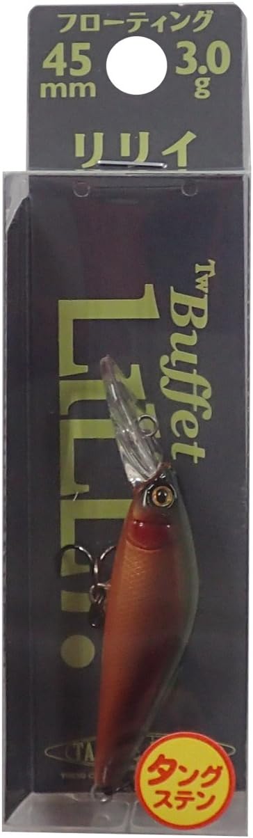 TackleHouse BULI45 Minnow Buffet Lily, 1.8 inches (45 mm), 0.1 oz (3 g), Floating Lure