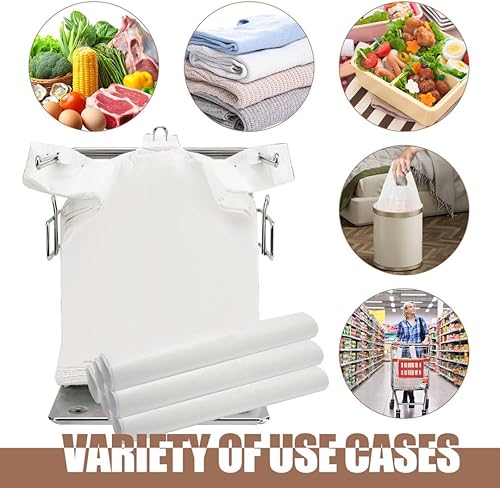 Miniatura 3 de ROYALNA - Bolsas de plástico reutilizables y desechables para restaurantes, tiendas de conveniencia, alimentos, 12 x 6.5 x 21 pulgadas