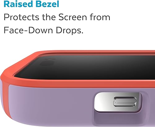 Miniatura 9 de Speck Funda para iPhone 14 Pro  Diseñada para MagSafe, funda delgada con protección contra caídas, resistente a los arañazos  Suave al tacto para