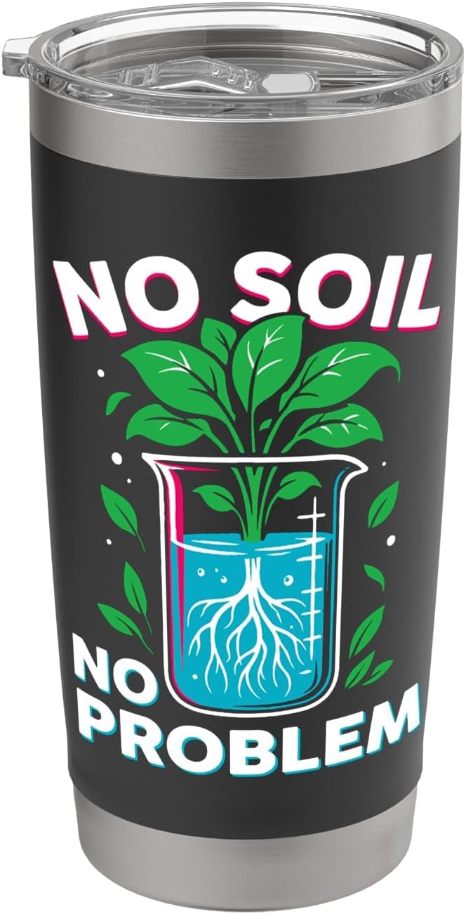 Hydroponic Gardening Indoor Garden Hydroculture Hydrophonics Stainless Steel Insulated Tumbler