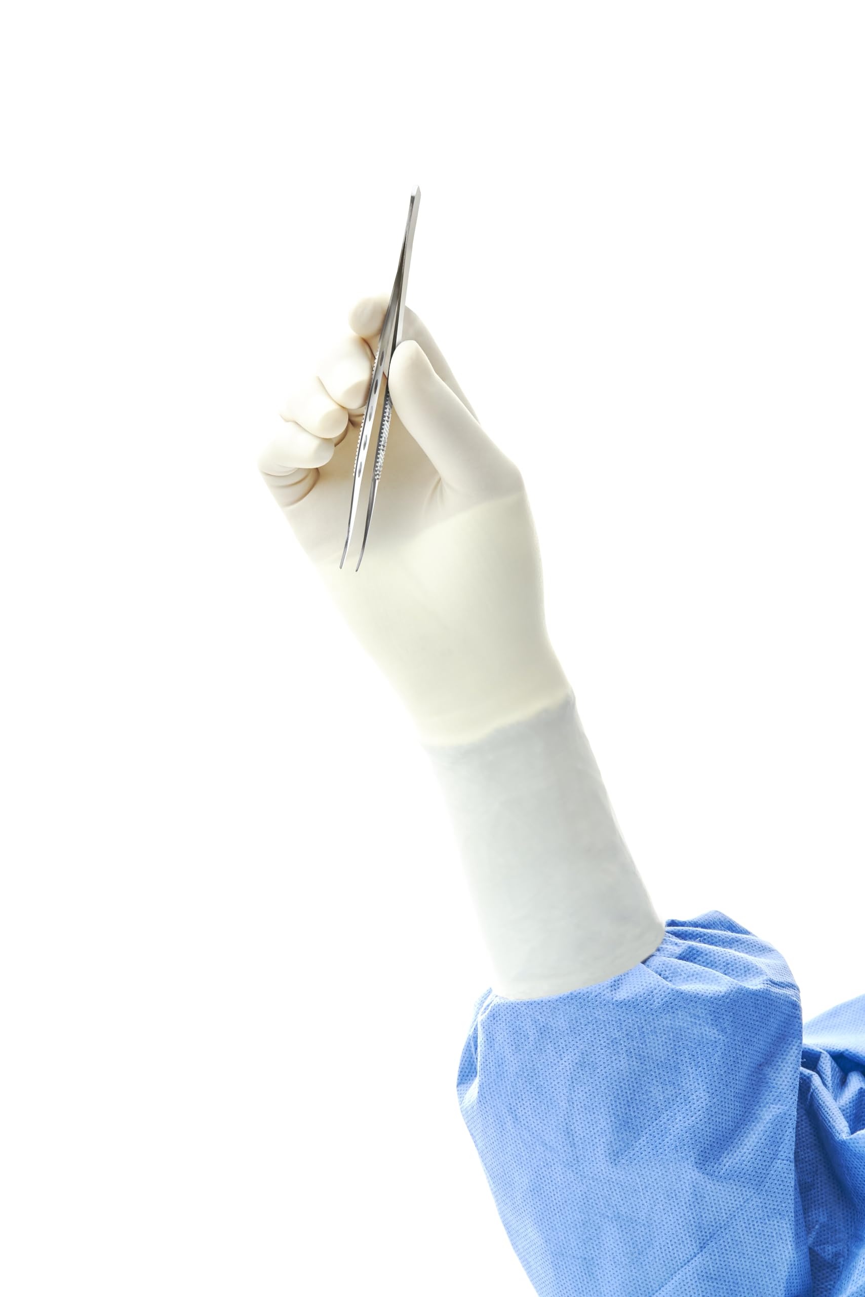 Ansell GAMMEX Latex strukturierte puderfreie sterile Operationshandschuhe Größe 7,5 Weiß 50 Paar