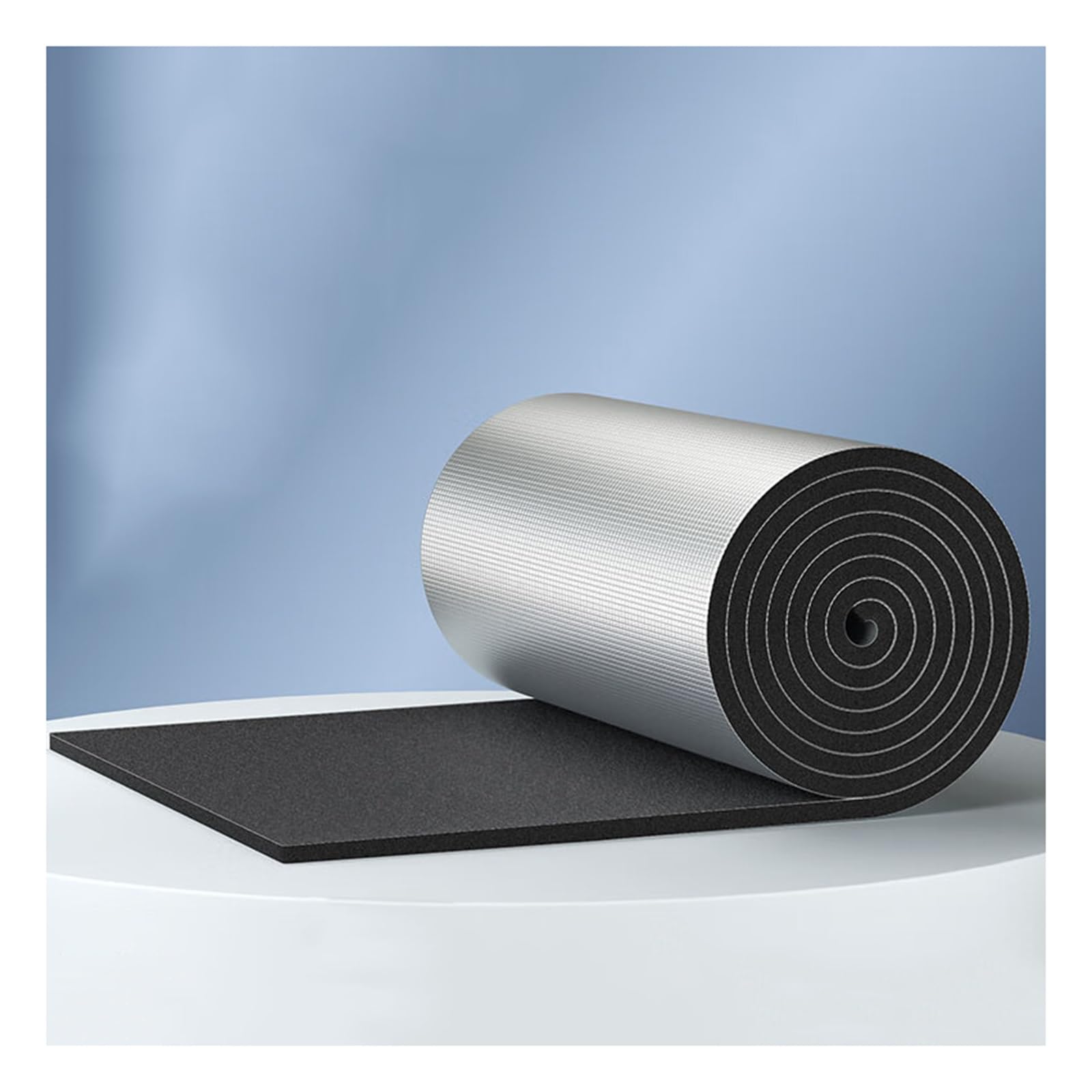 Foglio Di Alluminio Cotone Dell'Isolamento Acustico，Pannello Riflettente Termosifoni，Pellicola Riflettente,Isolante Per Tubature,Scudo Termico Per Isolamento Acustico ( Color : 10MM(THK) , Size : 2m²