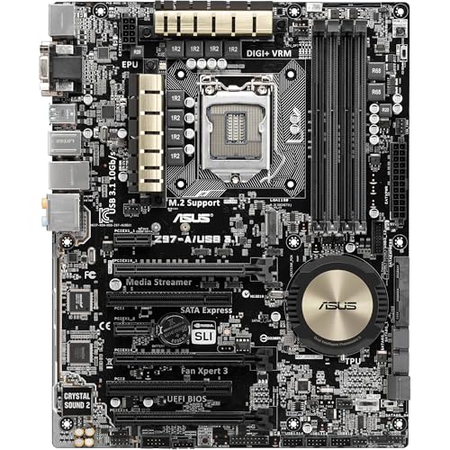 INTERWEB Z97-A/USB3.1 Replacement for ASUS Z97-A/USB 3.1 LGA 1150 Intel Z97 HDMI SATA 6Gb/s USB 3.1 ATX Intel Motherboard