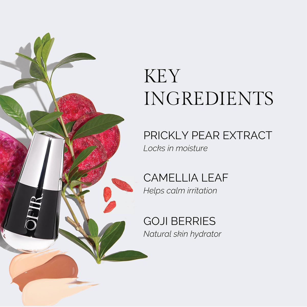 OFIR Skin Satin Medium Coverage Foundation | Lightweight Foundation Makeup with Vegan Formula | Blue Light Protection & Non-Creasing for Long-Lasting Wear | 1 FL OZ (Barley - Light Cool) - Image 5