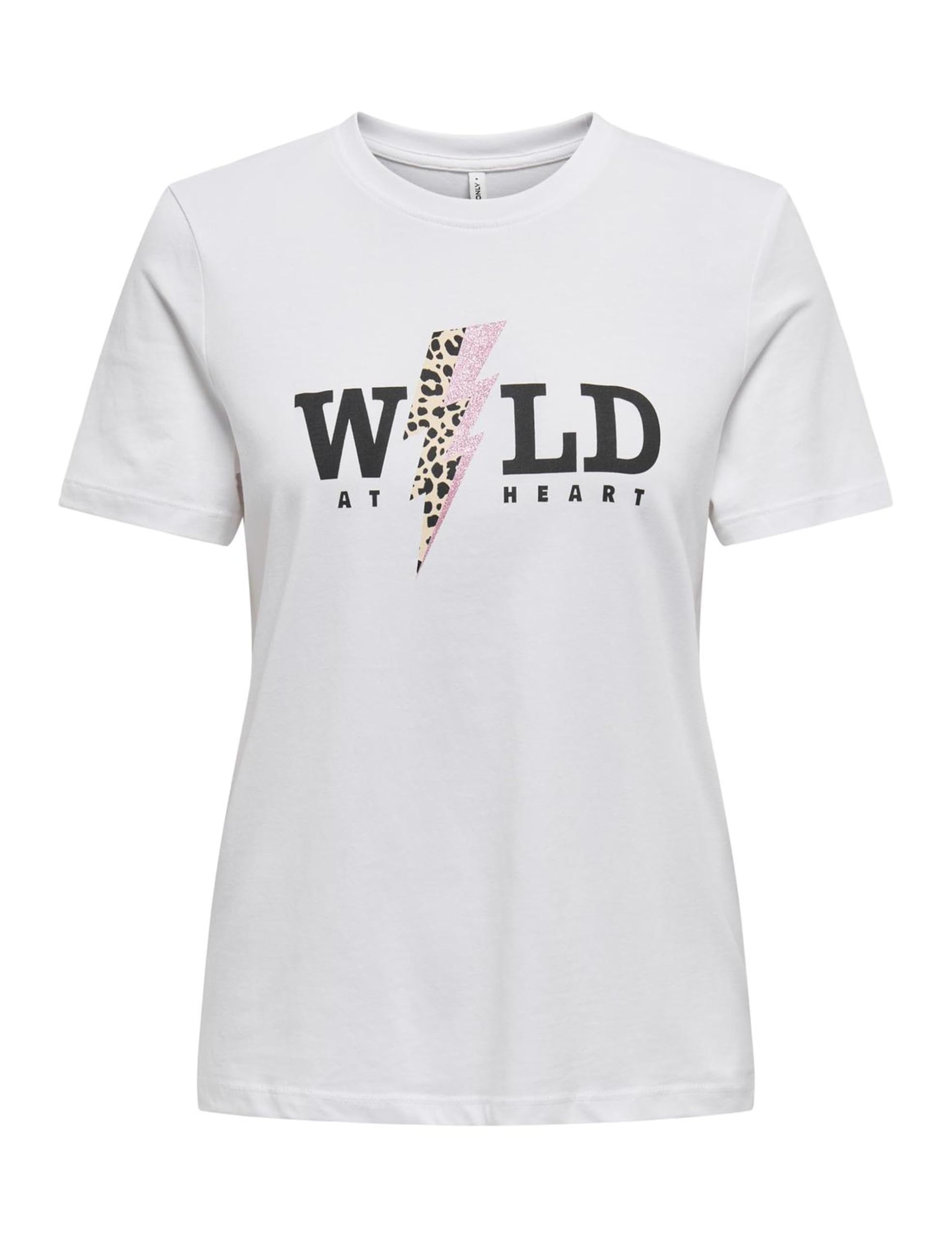 ONLY Onlhenny Life Reg S/S Top Box JRS, Bright White, XS