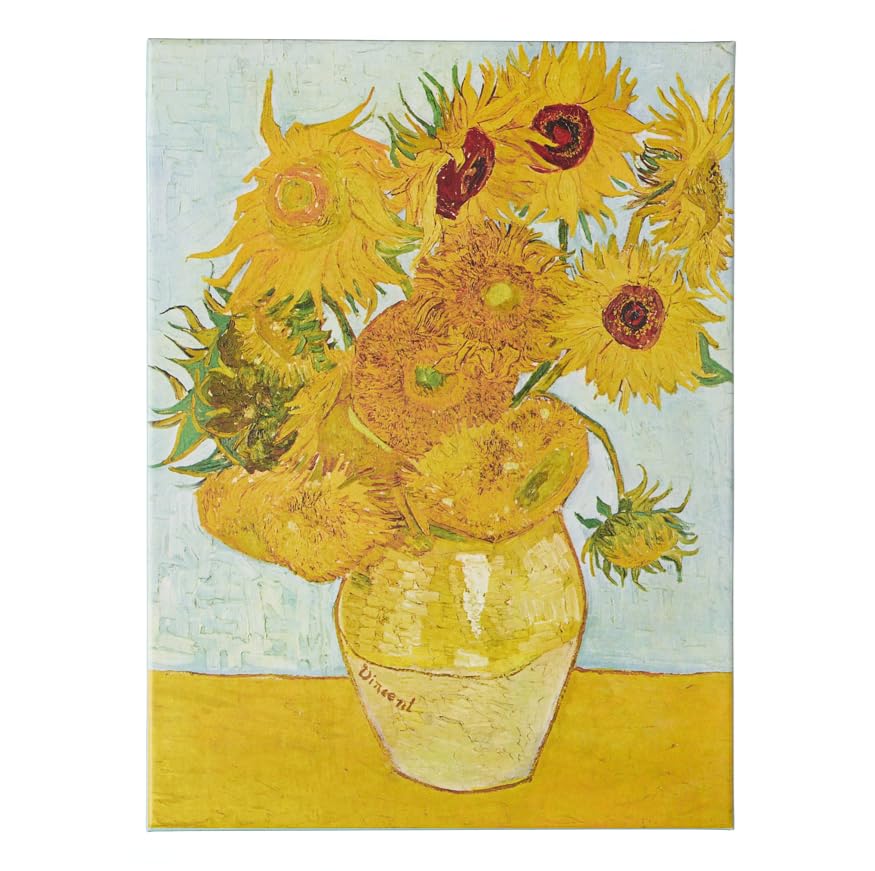 Van Gogh Sunflowers 500 Piece Jigsaw Puzzle – Premium Blue Board Puzzle, 48 x 35 cm (18.9 x 13.8 in)