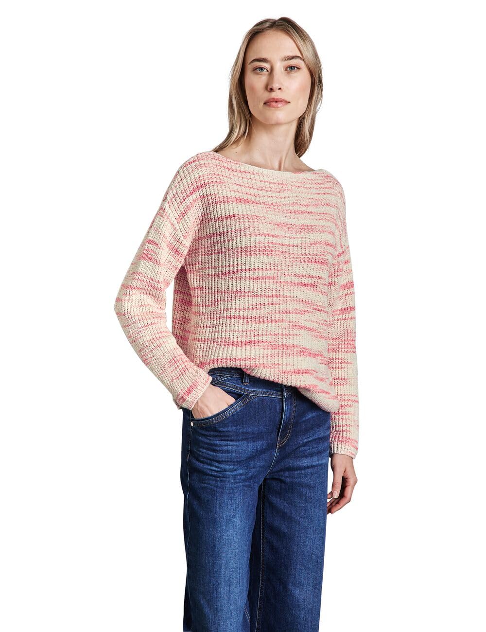 Street One Damen Strickpullover mit Muster