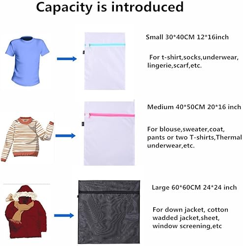 Miniatura 7 de kasiria 1pieza de malla de lavandería de lavado medio de bags- para lavandería, Blusa, Hosiery, Calcetín, ropa interior,, brasier y camisón, Viajes