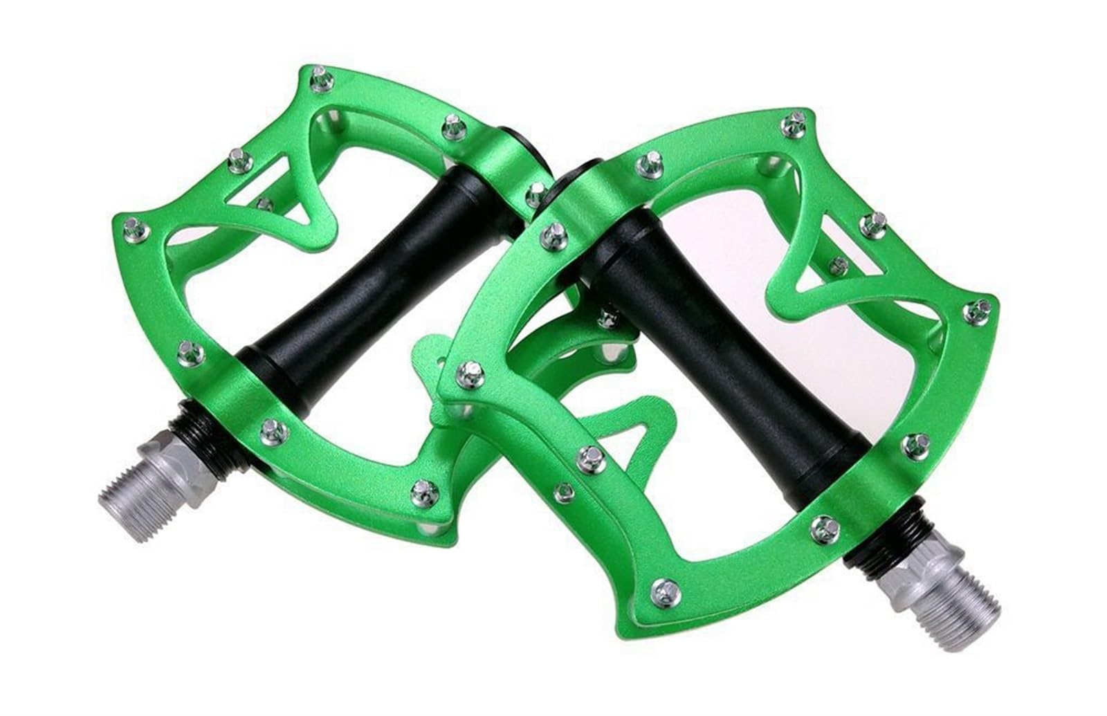 MKBHD CA130 MTB Mountain antypoślizgowe pedały rowerowe platforma rowerowa płaskie pedały 9 16" 2DU łożyska pedały szosowe(GREEN)