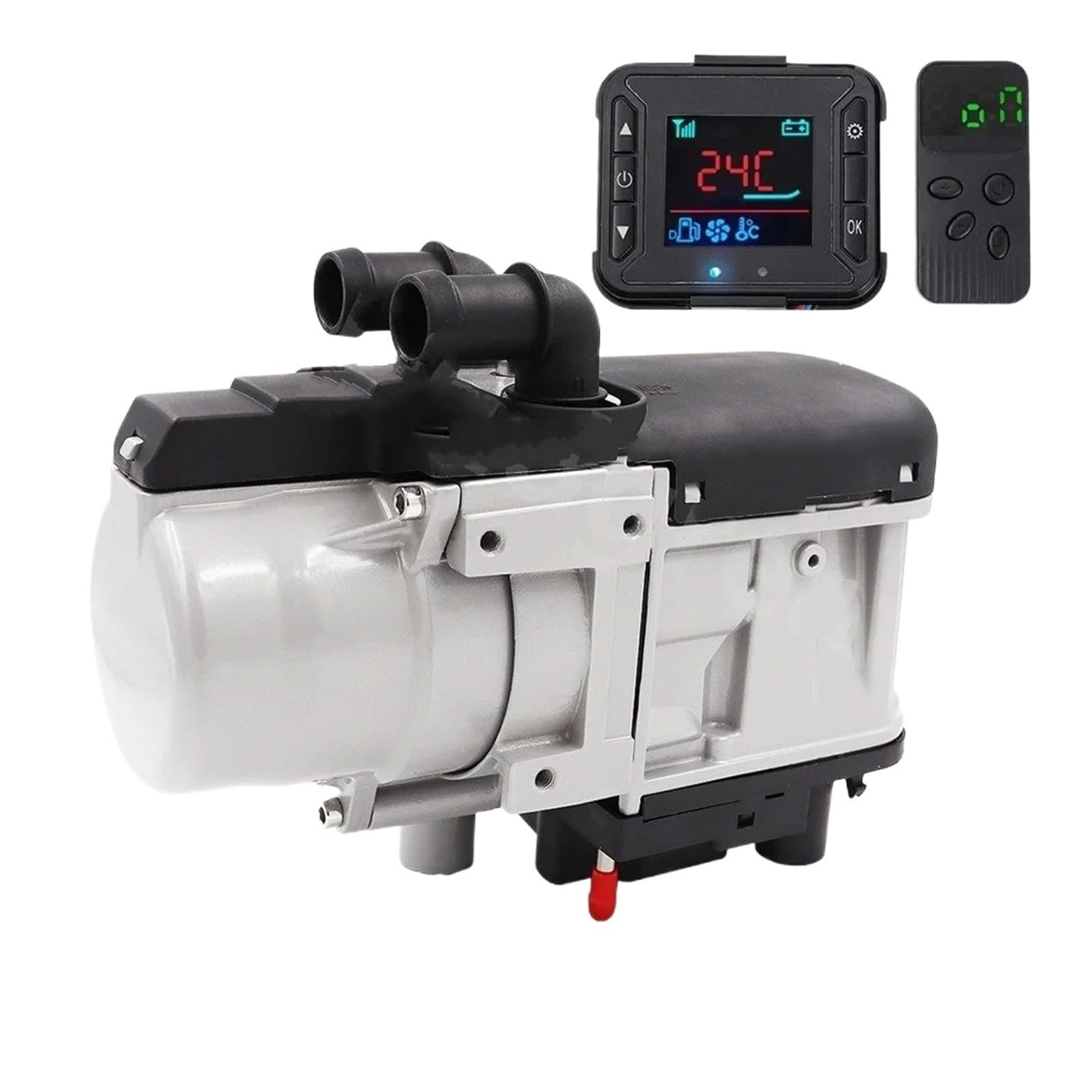 Pompa Dell'acqua Refrigerante Dispositivo Riscaldamento Parcheggio Con Interruttore LCD Per Riscaldatore Carburante A Doppia Modalità Diesel 12V 6KW Per Camion Auto