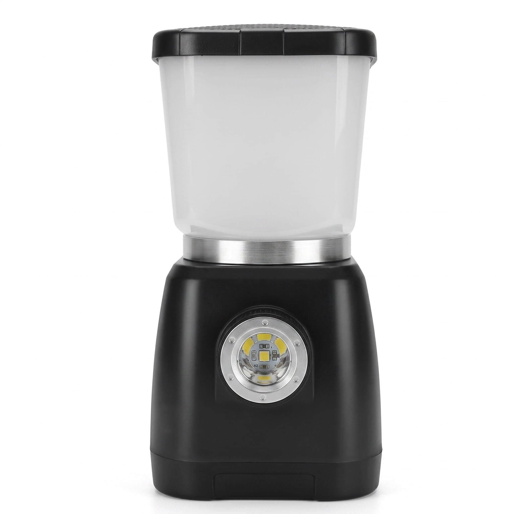 Dpofirs Latarnia Kempingowa Naładowa Korka, 6000 MAh LED Light Lightlight, Samodzielna wodoodporność Energii Elektrycznej do Awaryjnego Przetrwania Przetrwania Przetrwania Przerwy (BLACK)
