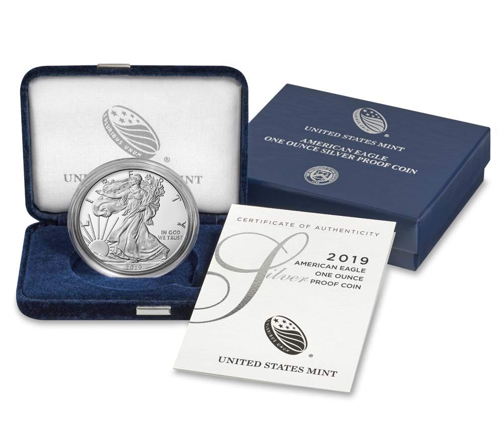 2019 W Silver Eagle 2019 W American Eagle One Ounce Silver $1