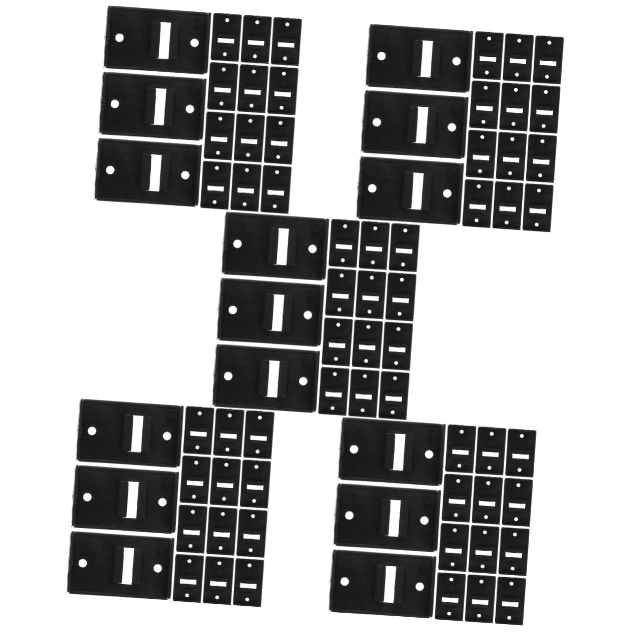 Sewroro 5sets Plastic Kitchen Leg Plinth Buckles for Cabinet Feet Durable Furniture Hardware Easy Install Slip Design Versatile Use Homes Shops Hotels 50pcs*5