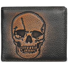 black brown with skull