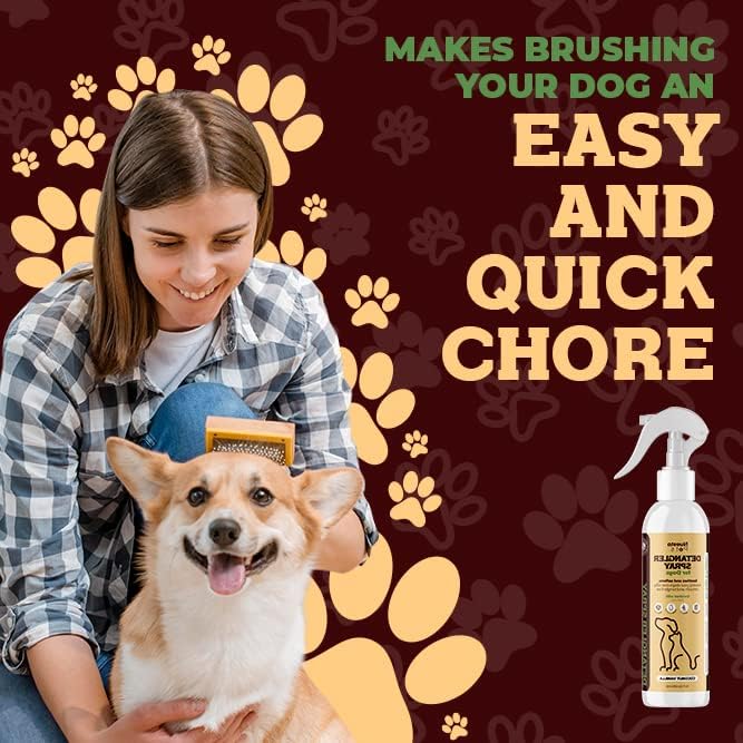 Miniatura 3 de Nuesta Spray desenredante y acondicionador para mascotas para perros  Reduce el desprendimiento, elimina enredos y calma la piel sensible