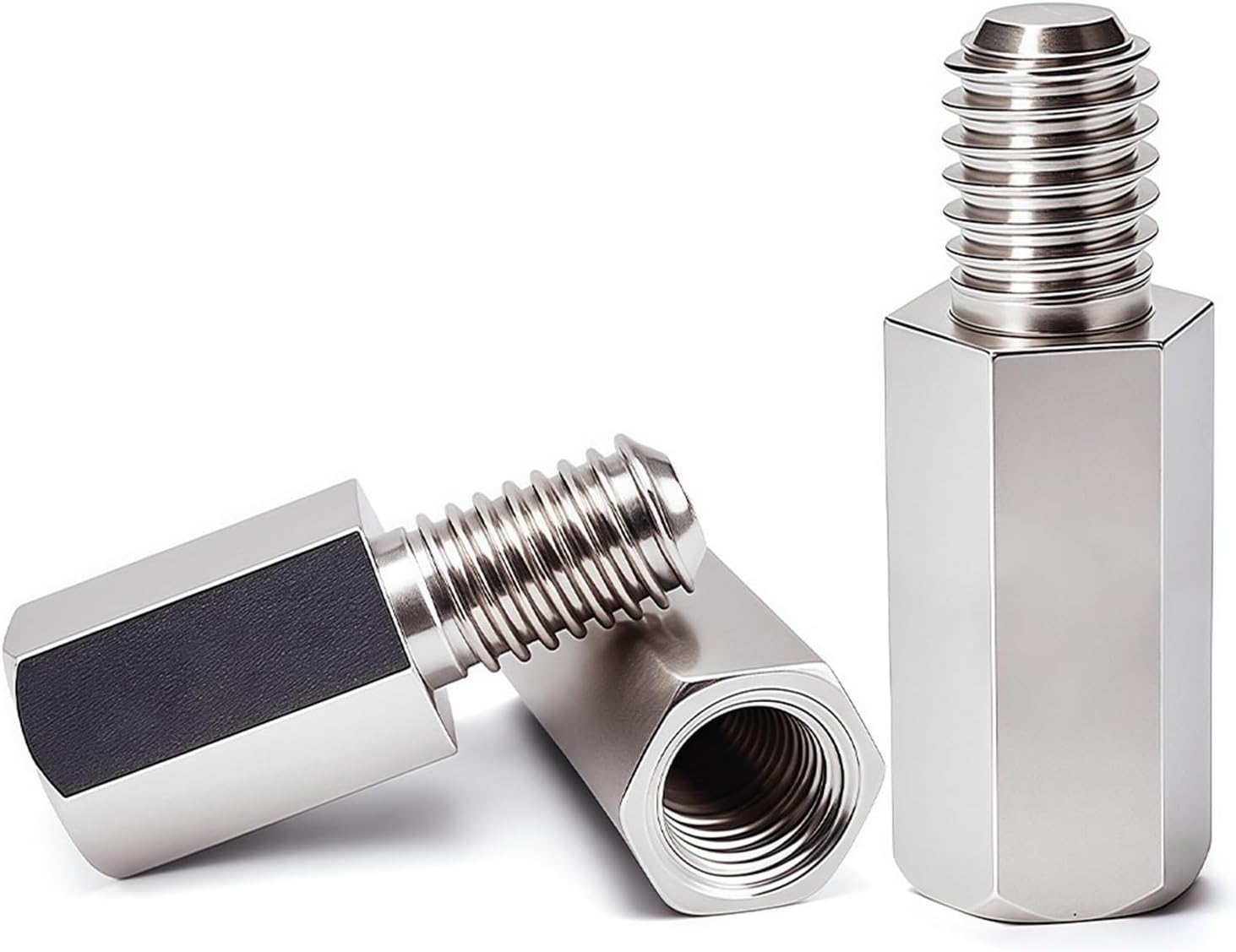 Hex standoff PCB spacer M2 .5 M3 M4 M5 M6 M8 Stainless Steel Male Female Board Rack Stud Threaded Pillar Column Spacer Screw(55mm (1pcs),M3 (Thread 5mm))