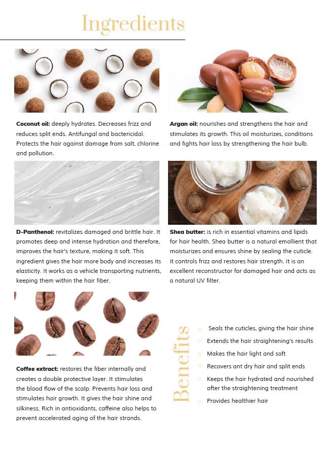 Miniatura 3 de Evan Care Coffee Gold Shampoo 16.9 Fl OZ  Tratamiento de queratina para el cuidado del hogar  Para todo tipo de cabello  Sin sal  Limpieza suave