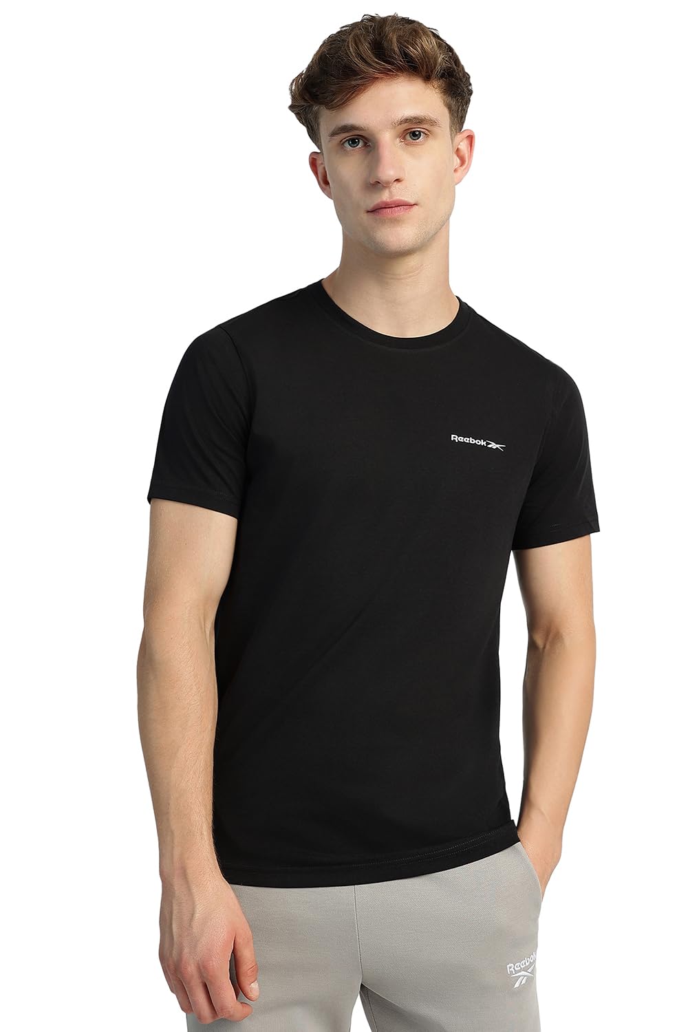 reebok Men’s Lifestyle Casual T-Shirt, Regular Fit Comfortable Cotton Tee for Everyday Wear-picture-11