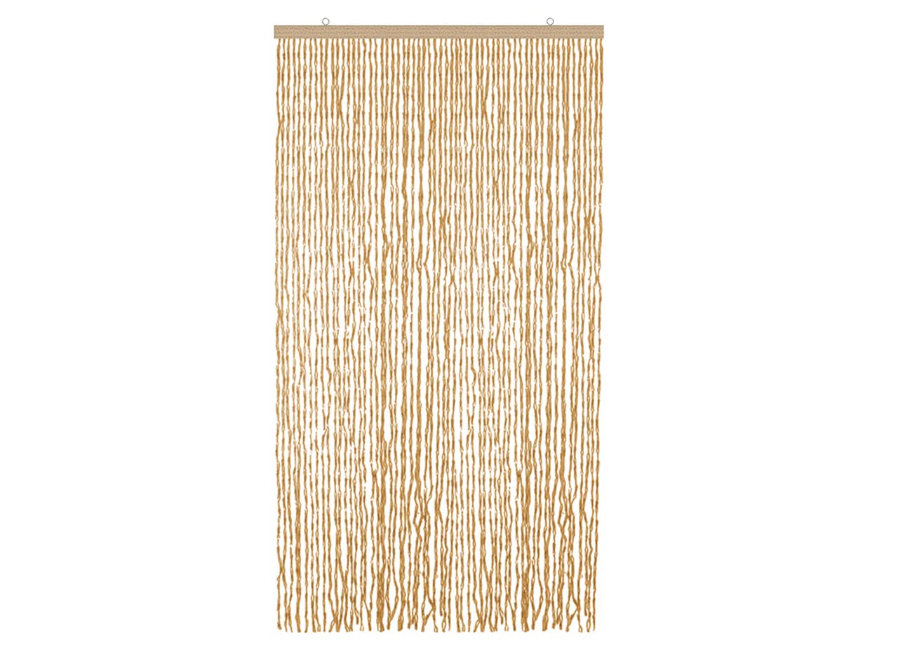 BIANCHERIAWEB Tenda Antimosca Antirumore Caduta Pannello Porta Finestra Casa Mais 140X240 Brown