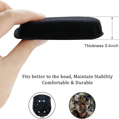 Miniatura 2 de AOUTACC juego de almohadillas universales para casco de airsoft, juego de almohadillas de espuma de recambio para casco FastMichACHUSMCPASGT