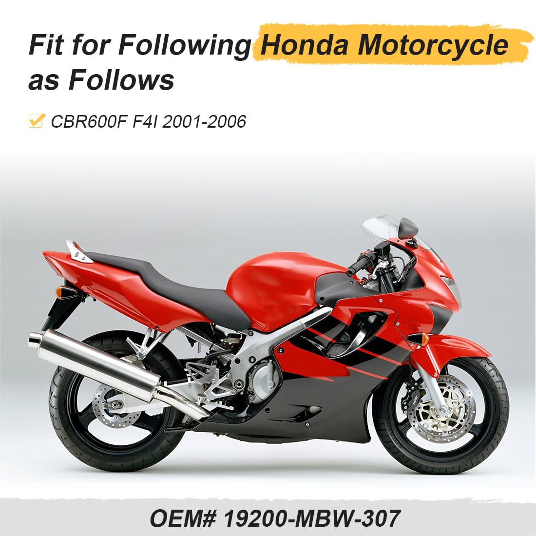 Gruppo pompa acqua compatibile con Honda CBR600F F4I 2001-2006 19200-MBW-307