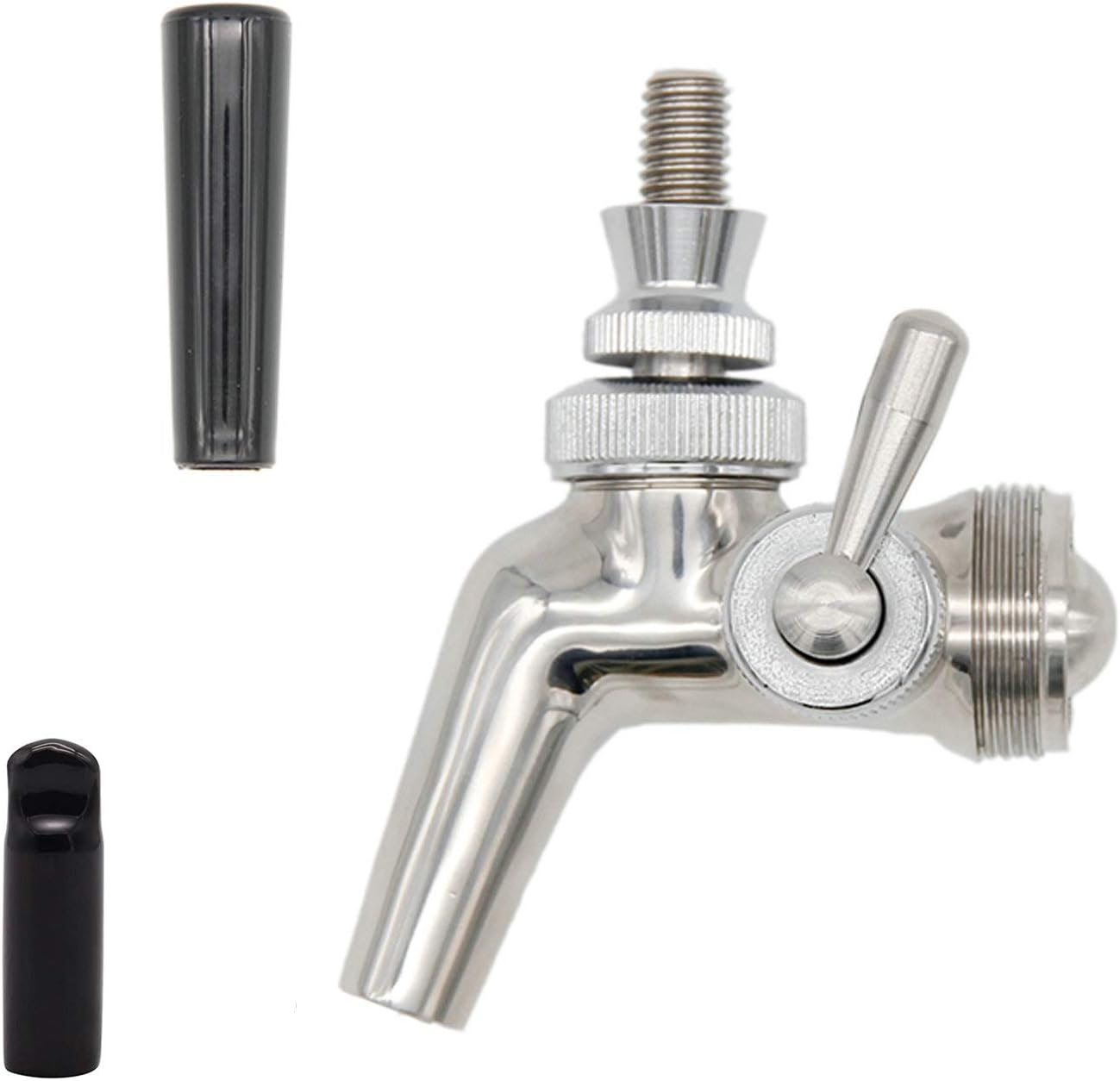 Beer Flow Control Faucet,Homebrew Beer Craft Tap,Forward Sealing (P Flow Control