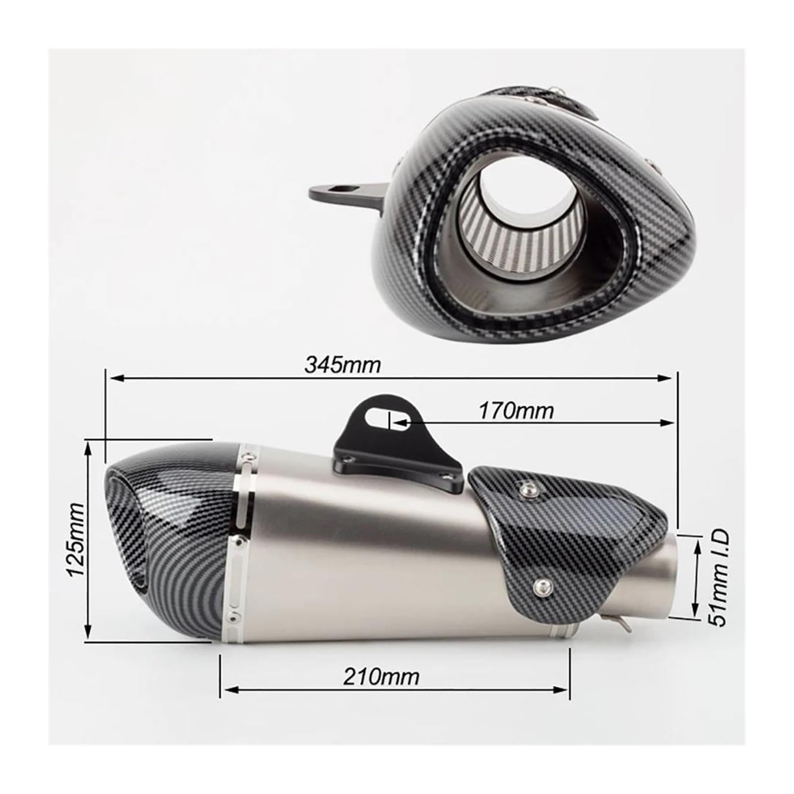 Amazon.co.jp: エキゾーストパイプ エキパイ R25 用 ZX-6R 用