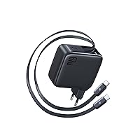 Baseus Enercore Caricatore USB C 67W Con 2X Cavi Arrotolabile