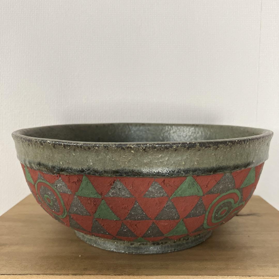 Amazon.co.jp: 益子焼 浅野勝 銀泥加彩大鉢 : 文房具・オフィス用品