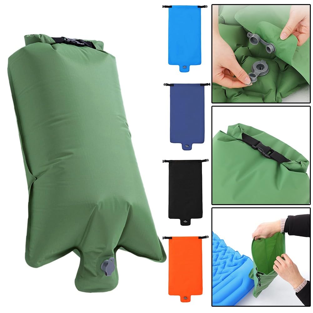 für Aufblasbarer Schlafsack für Outdoor-Camping, Faltbarer Luftsack für Isomatten und Matratzen