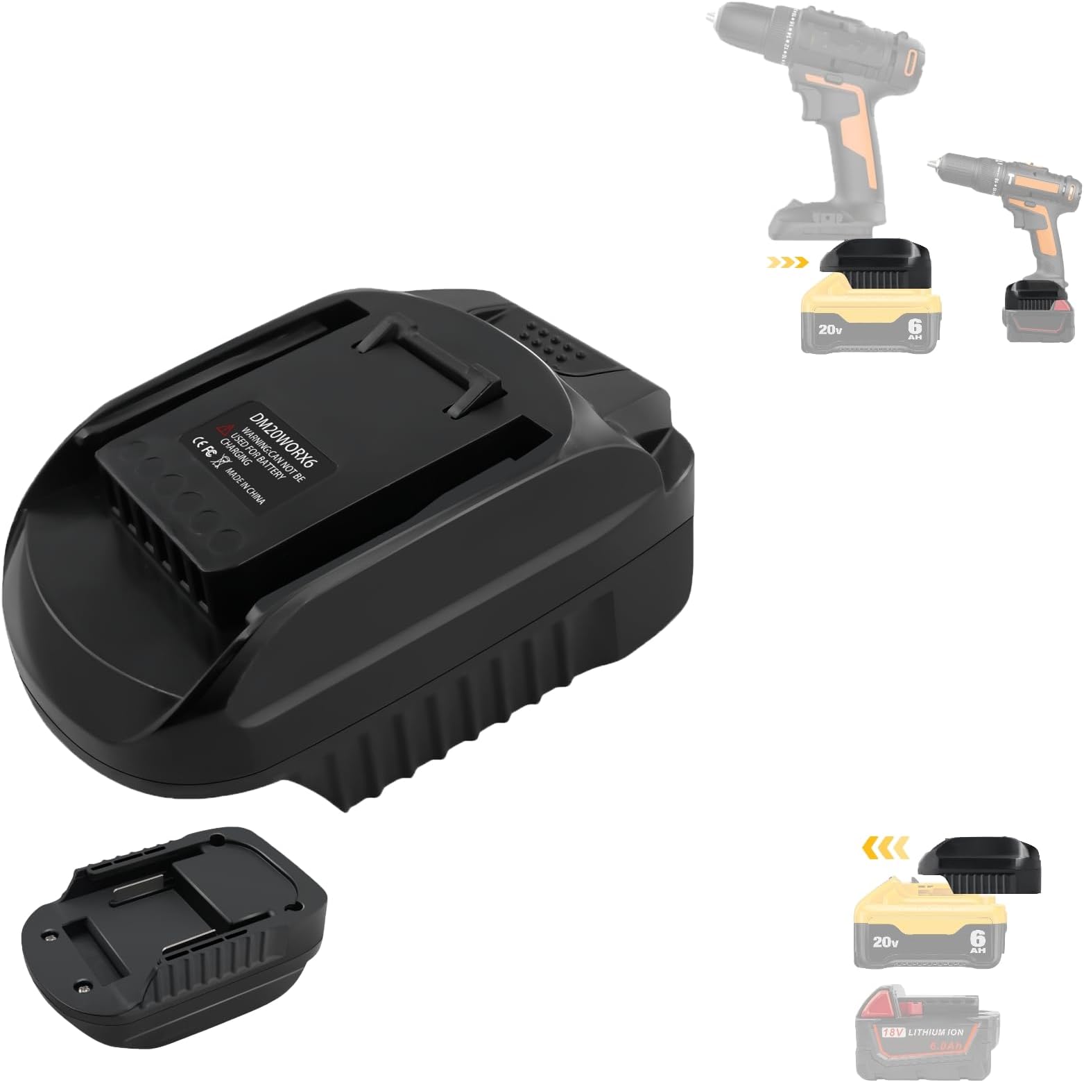 1× Battery Adapter For Makita 18V To Ridgid AEG 18V Power Tools Converter MT18AR - View #14