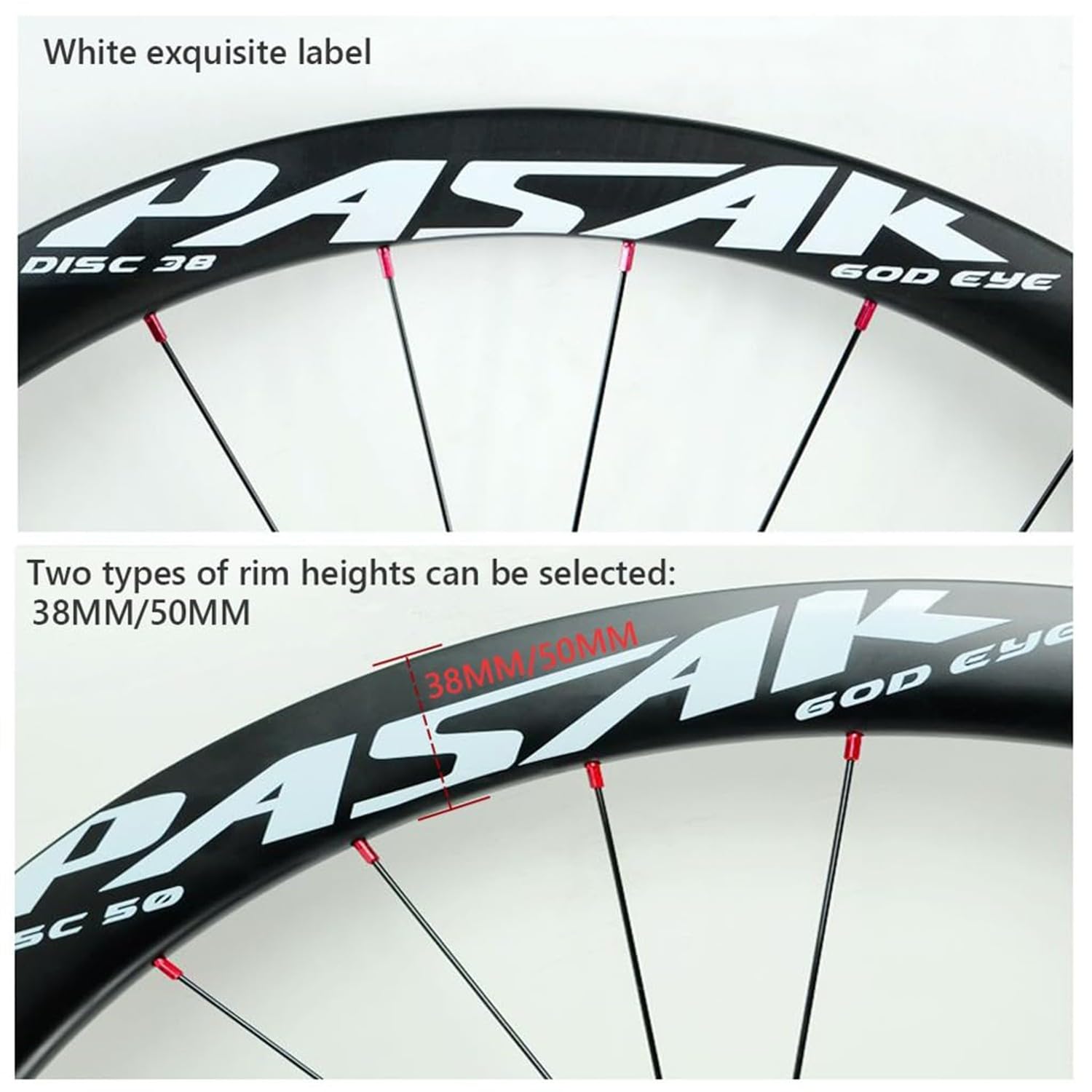 700C Juego De Ruedas para Bicicleta De Carretera De Fibra De Carbono, Eje Pasante, Rodamientos Sellados De 142 Mm, Freno De Disco QR, Ruedas De Carreras De Ciclismo