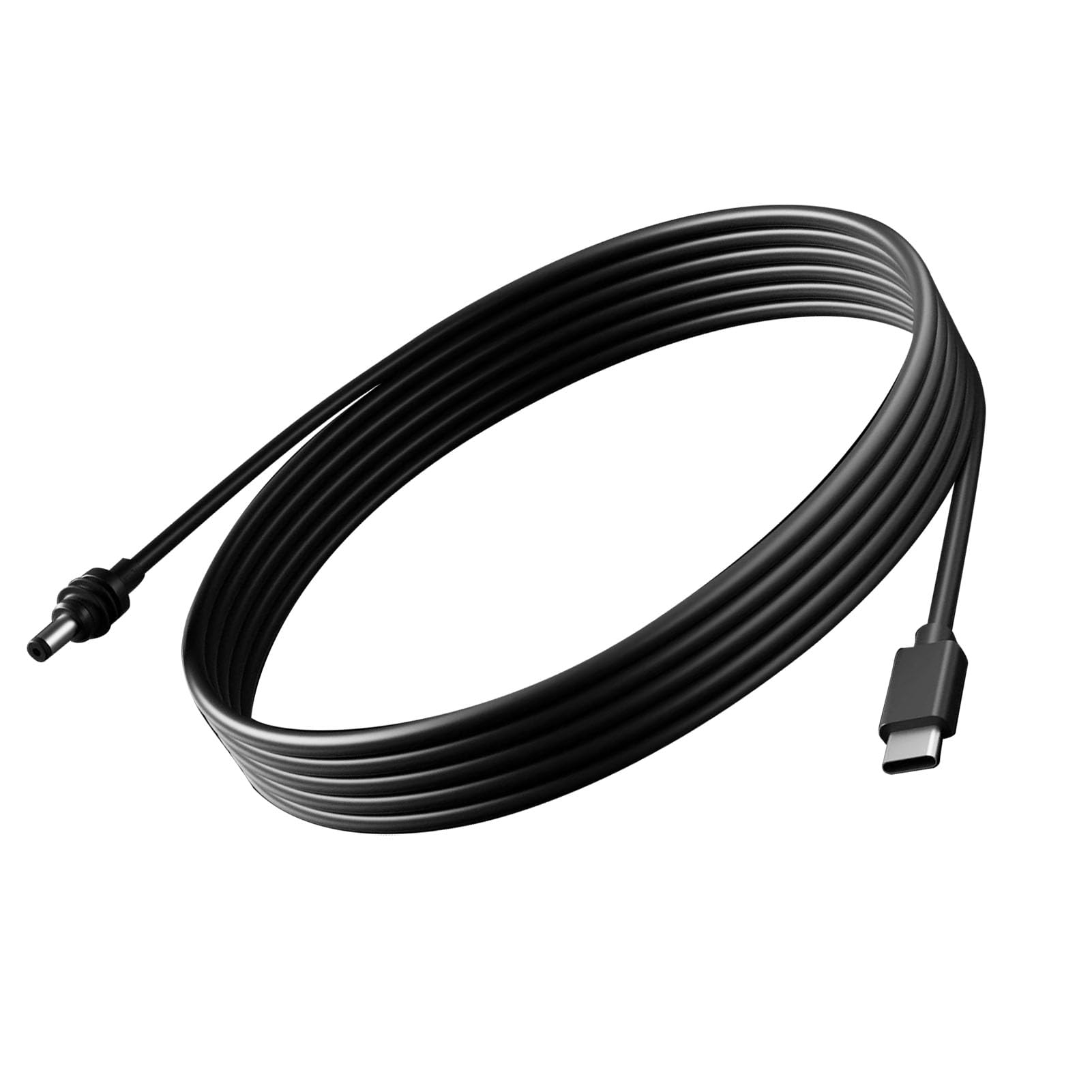 LiebeWH Cavo Tipo C con Conduttore in Ottone 18 AWG, Prolunga da CC a Tipo C 5 M, Cavo di Ricarica USB CC SPX MINI in Gomma per Piccole Ventole e Dispositivi Elettronici